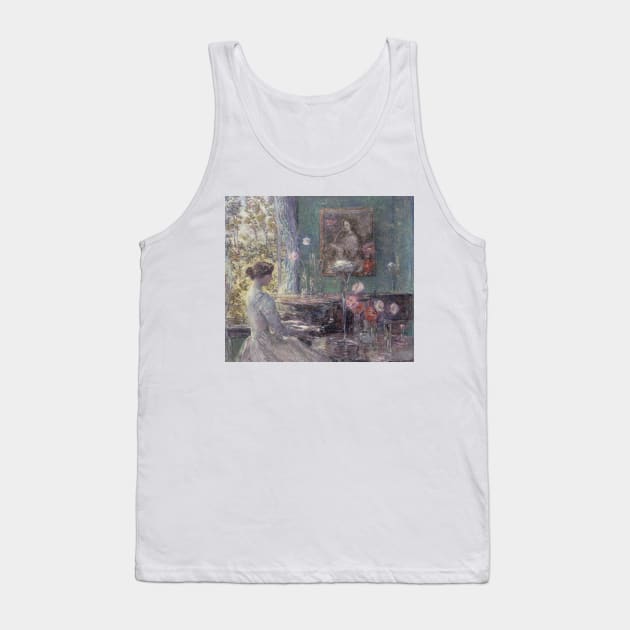 Improvisation by Childe Hassam Tank Top by Classic Art Stall